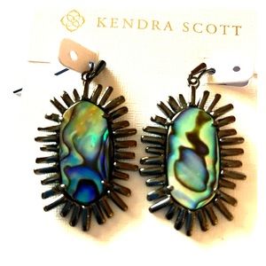 Kendra Scott Mariah Drop Abalone drop earrings